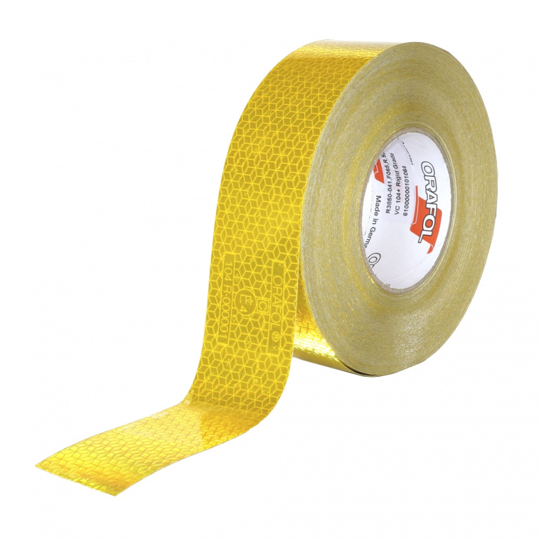 Banda Reflectorizanta Reflexite Orafol Galben 50mmx50m Ece 104 Mega Drive 104243