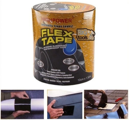 Banda Rezistenta La Apa Super Adeziva Flex Tape 10CM x1,5M 160720-7