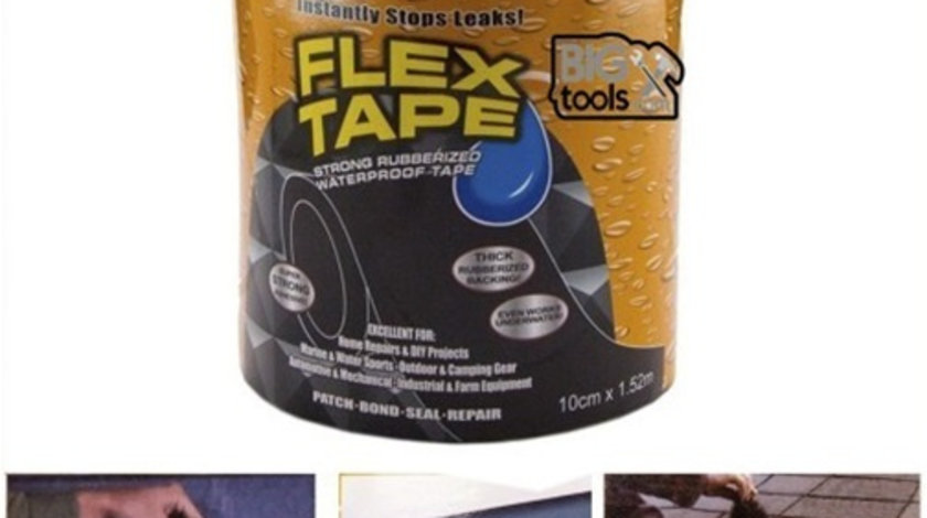 Banda Rezistenta La Apa Super Adeziva Flex Tape 10CM x1,5M 160720-7