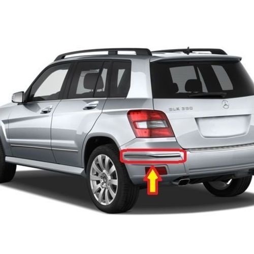 Bandou cromat bara spate stanga Mercedes GLK X204