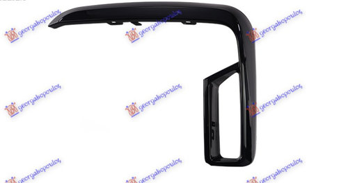 Bandou grila stanga bara fata BMW Seria 7 2019-2022 NOU 51118079587 (NEGRU LUCIOS) - M-SPORT