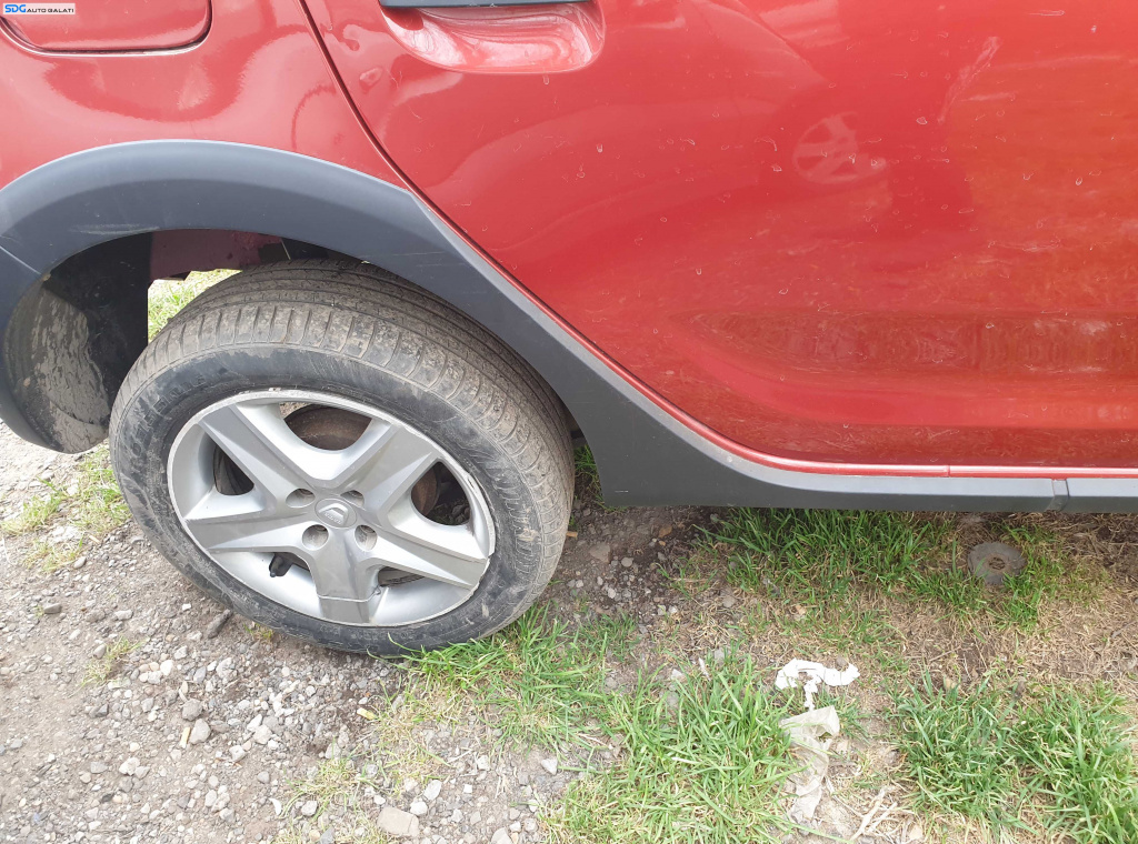 Bandou Ornament Plastic de pe Aripa Prag Caroserie Dreapta Spate Dacia Sandero 2 Stepway 2012 - 2016 [K4332]
