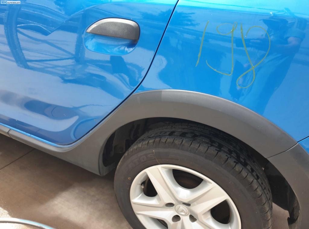 Bandou Ornament Plastic de pe Aripa Stanga Spate Dacia Sandero 2 Stepway 2012 - 2016 [K6371]