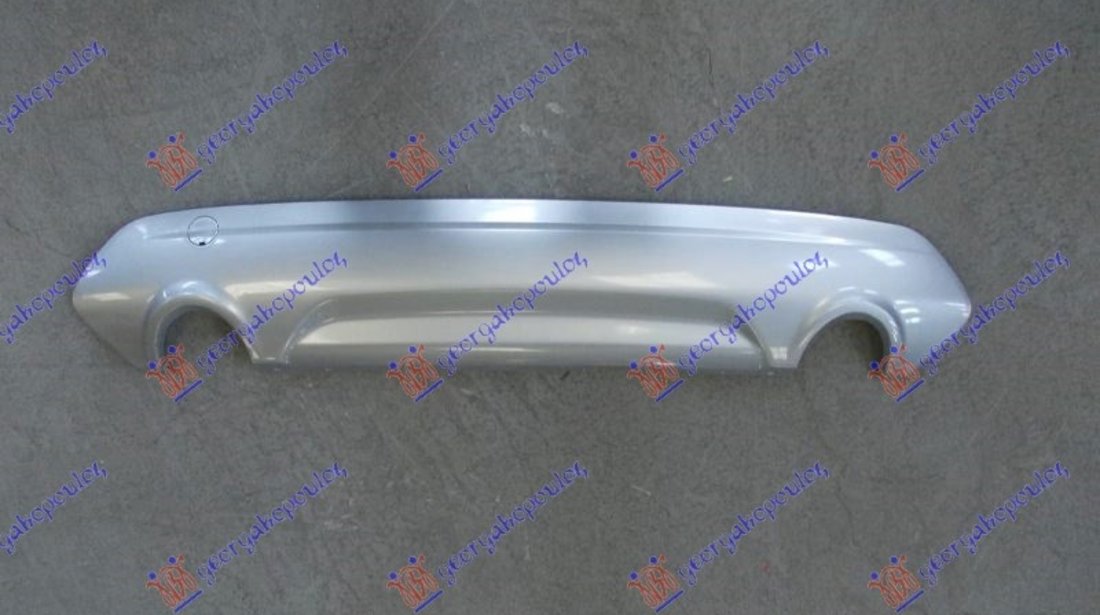 Bandou/OverFender Argintiu Inferior Bara Spate Ford Kuga 2013 2014 2015 2016