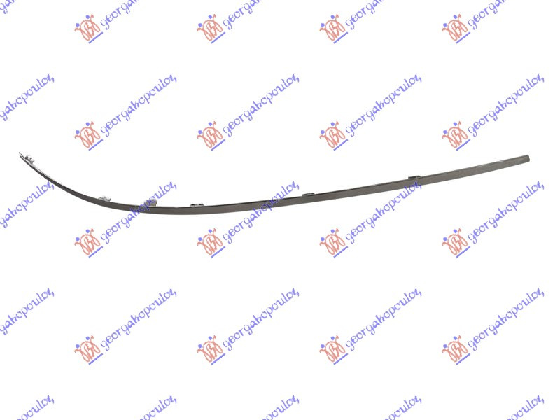 Bandou/OverFender/Ornament Bara Spate Stanga Cromata Stanga Audi Q7 2006 2007 2008 2009 2010 2011 2012 2013 20