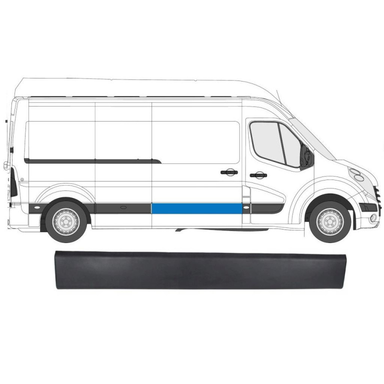 Bandou Usa Culisanta Dreapta Blic Opel Movano B 2010→ 5703-06-6089576FP