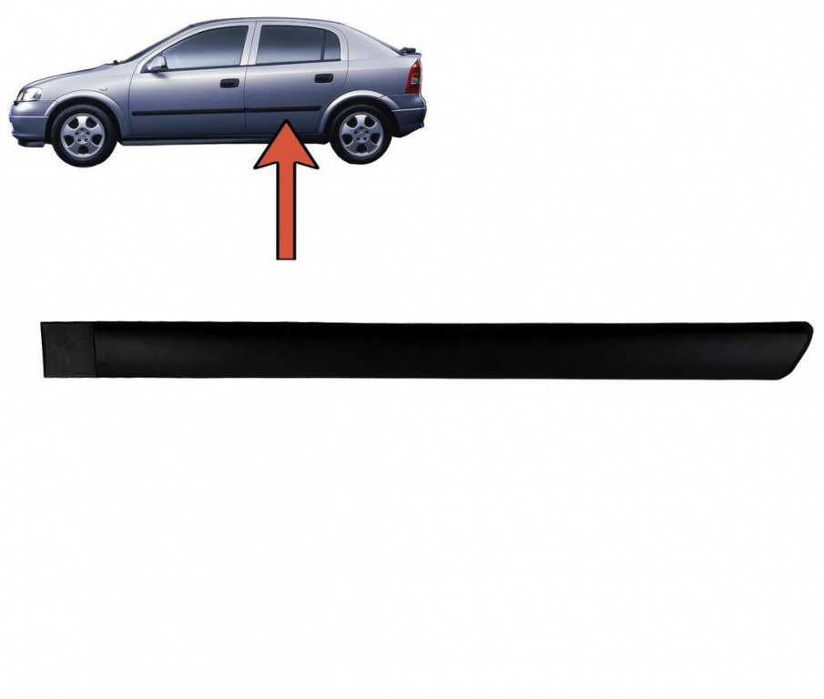 Bandou Usa Spate Stanga Am Opel Astra G 1998-2004 172953