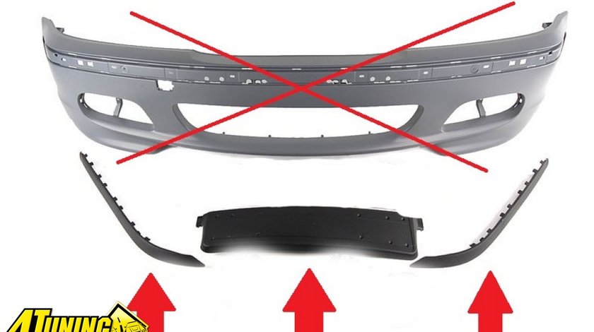 Bandouri bara fata BMW E46 M tech 2 NOI 3 piese