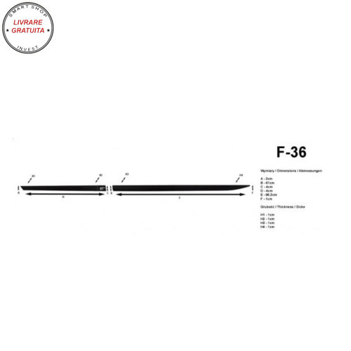 Bandouri laterale Chevrolet Aveo T300 fabricatie 06.2011 - prezent, caroserie hatchback #1- livrare ...