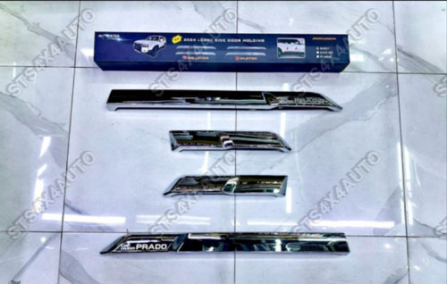 BANDOURI LATERALE CROMATE TOYOTA LAND CRUISER PRADO FJ250 LC250 2024+ CP W/WRD [4-BUC]