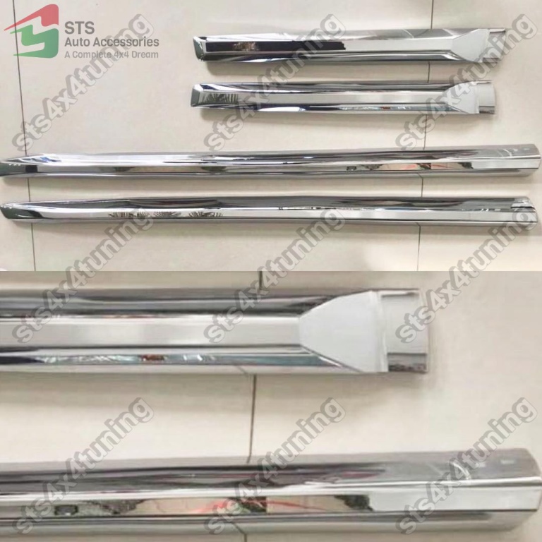 BANDOURI LATERALE CROMATE TOYOTA LAND CRUISER PRADO FJ150 2010-2018 [2018 OE LOOK]