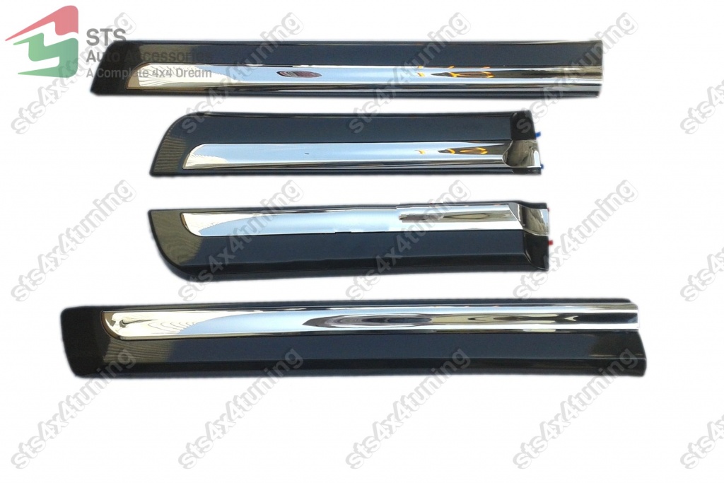 BANDOURI LATERALE TOYOTA HILUX VIGO 2005-2015 BK[2012 DESIGN][4-Buc]
