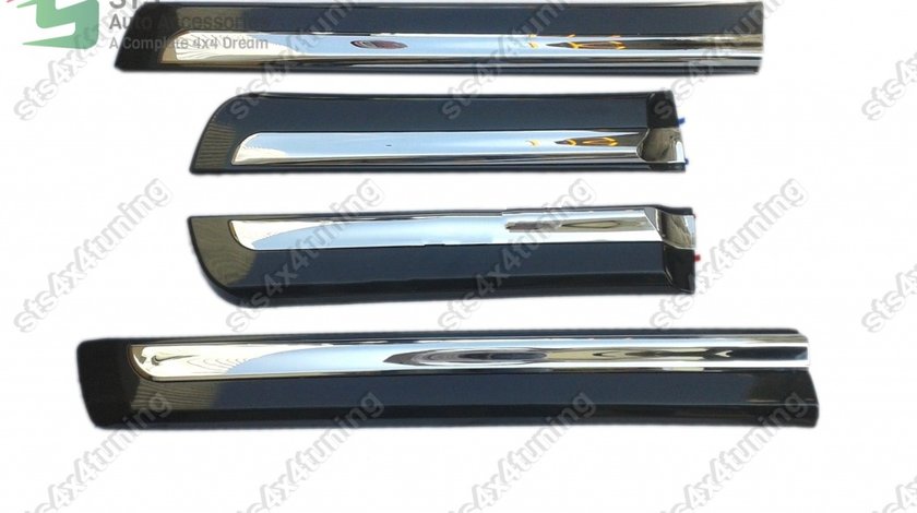 BANDOURI LATERALE TOYOTA HILUX VIGO 2005-2015 BK[2012 DESIGN][4-Buc]