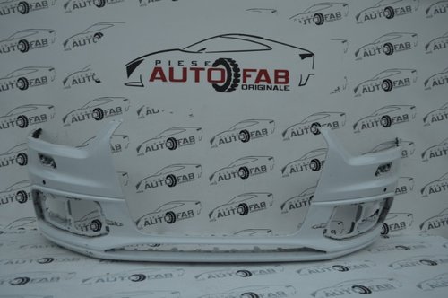 Bară față Audi Q3 8U S-line an 2011-2015 cu găuri pentru Parktronic, spălătoare faruri şi cam...