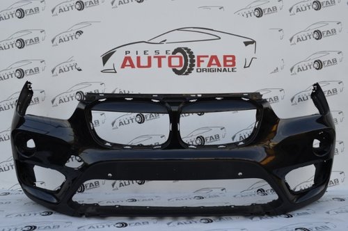 Bară față BMW X1 F48 an 2016-2018 cu găuri pentru Parktronic și camere (6 senzori) FJE8WSO675