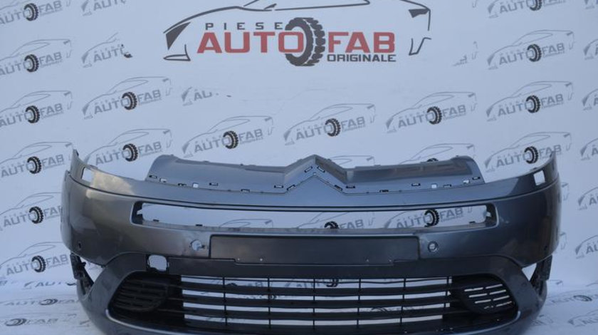 Bară față Citroen C4 Grand Picasso an 2005-2009 cu găuri pentru 6 senzori și spălătoare faruri T6MJZATWUS