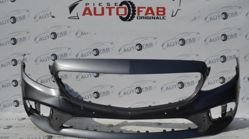 Bară față Mercedes-Benz C - Class W205 AMG Facelift an 2018-2020 cu găuri pentru 6 senzori