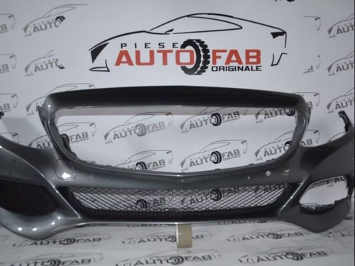 Bară față Mercedes-Benz C-Class W205 an 2014-2017 cu găuri pentru Parktronic și camere SYO2AUOH...