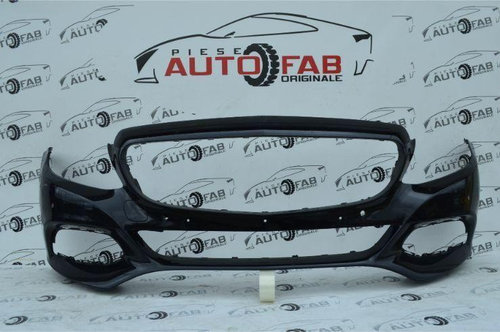 Bară față Mercedes-Benz C-Class W205 an 2014-2018 cu găuri pentru Parktronic (6 senzori) FP5X6Z6...