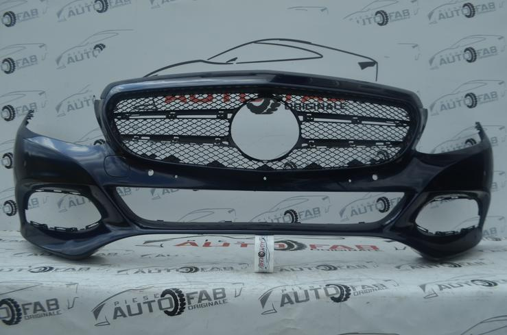 Bară față Mercedes-Benz C-Class W205 an 2014-2018 cu găuri pentru 6 senzori RUSHTYVHIQ