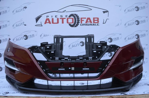 Bară față Nissan Qashqai an 2017-2020 cu găuri pentru Parktronic și spălătoare faruri (6 senz...