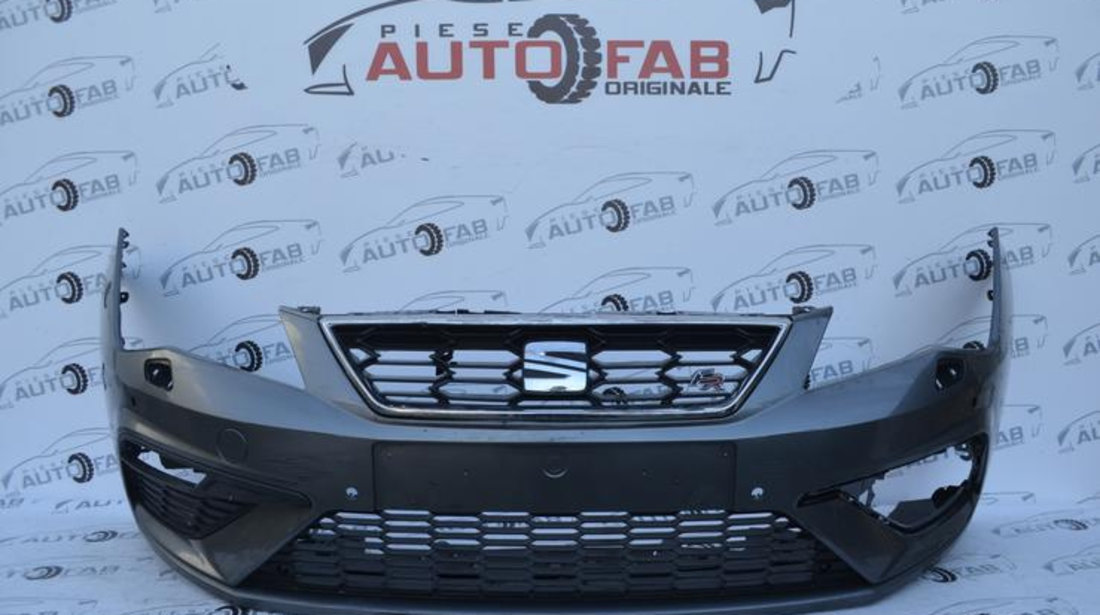 Bară față Seat Leon 5F FR Facelift an 2017-2018-2019 cu găuri pentru Parktronic și spălătoare faruri WCUI03N4WK