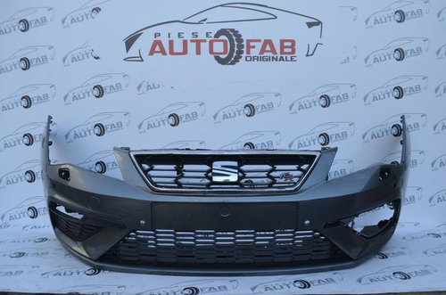 Bară față Seat Leon 5F FR Facelift an 2017-2018-2019 cu găuri pentru Parktronic și spălătoare...