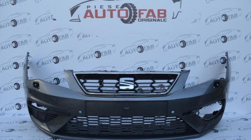 Bară față Seat Leon 5F FR Facelift an 2017-2018-2019 cu găuri pentru Parktronic și spălătoare faruri WCUI03N4WK
