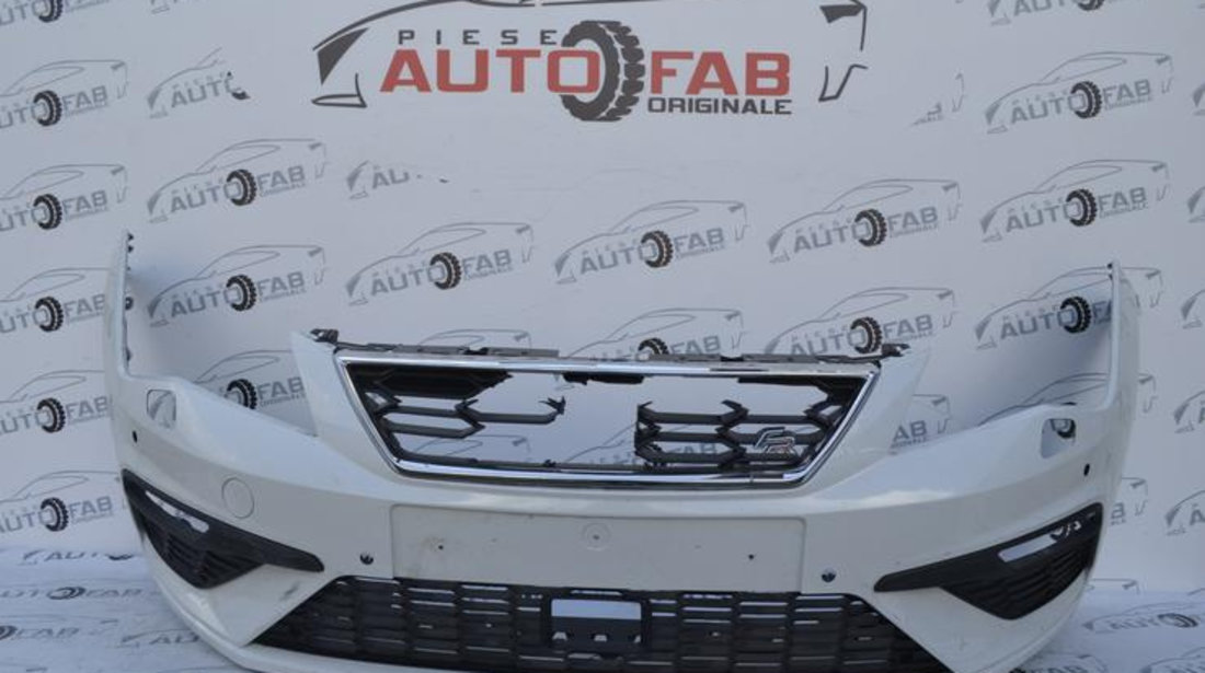 Bară față Seat Leon 5F FR Facelift an 2017-2020 cu găuri pentru Parktronic și spălătoare faruri F1YJPSQ1MQ