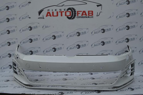 Bară față Volkswagen Golf 7 Facelift GTI-GTD an 2017-2019 cu găuri pentru Parktronic și spălă...