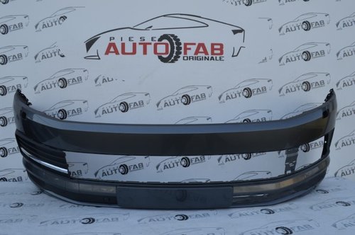 Bară față Volkswagen T6 an 2016-2019 cu găuri pentru Parktronic şi spălătoare faruri TS4FUIUX...