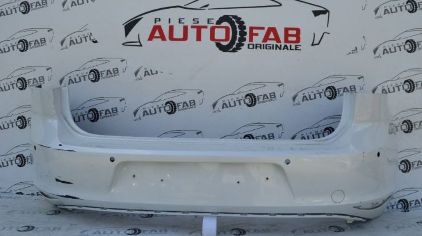 Bară spate Volkswagen Golf 7 Hatchback an 2013-2017 cu găuri pentru Parktronic