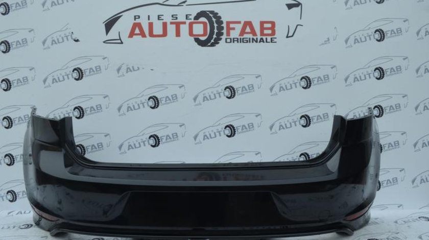 Bară spate Volkswagen Golf 7 Hatchback R - 4 tobe (NU R-LINE) an 2013-2017 Completă, cu cablaj și lămpi număr RPNNU0A5O9