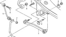 Bară stabilizatoare spate Audi A6 4B C5