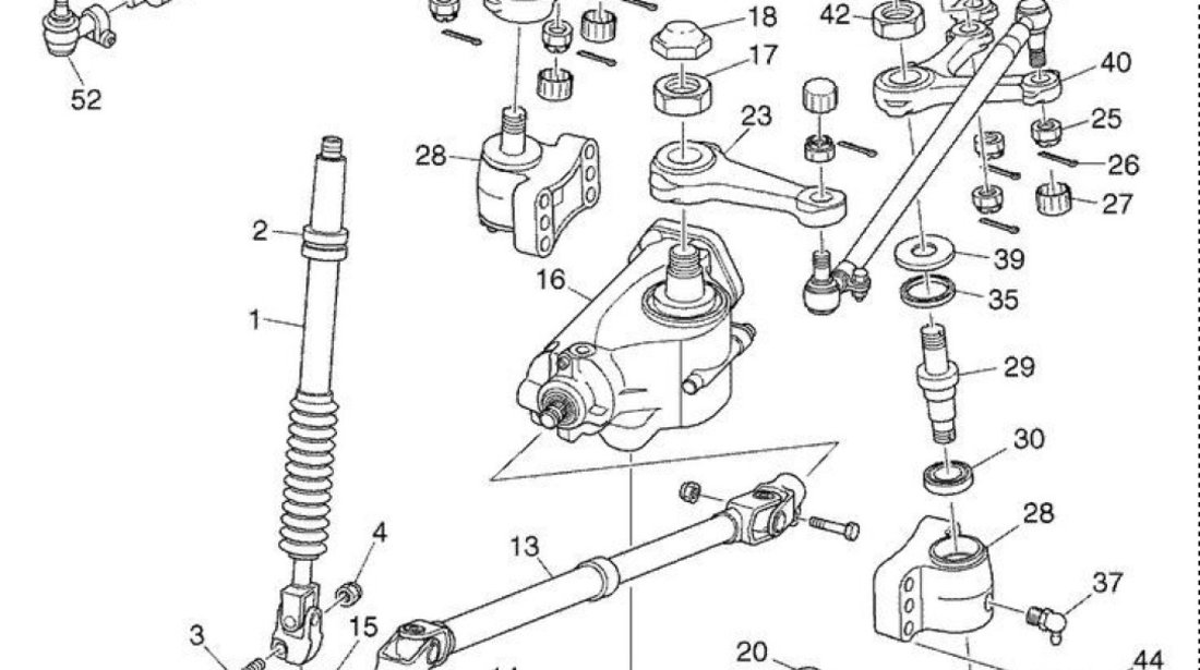 Bara directie 635 mm punte fata spre spate Scania Irizar (poz.45) S-TR 1755504