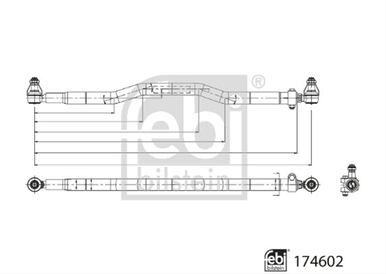 Bara Directie Febi Volvo 174602