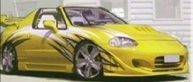 Bara Fata 2 HONDA CRX DEL SOL HO-CRX-DS-F2bFP