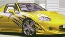 Bara Fata 2 HONDA CRX DEL SOL HO-CRX-DS-F2bFP