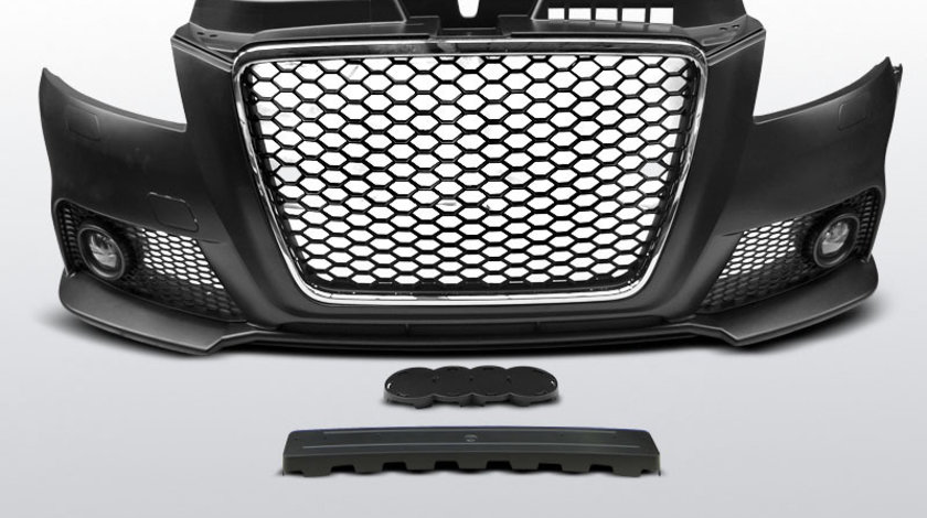 Bara fata AUDI A3 2008-2012 RS STYLE Crom Negru