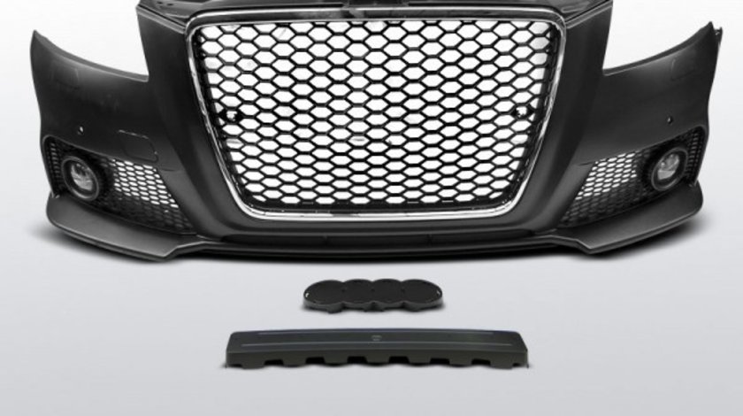 BARA FATA AUDI A3 2008-2012 RS-STYLE CROM NEGRU PDC