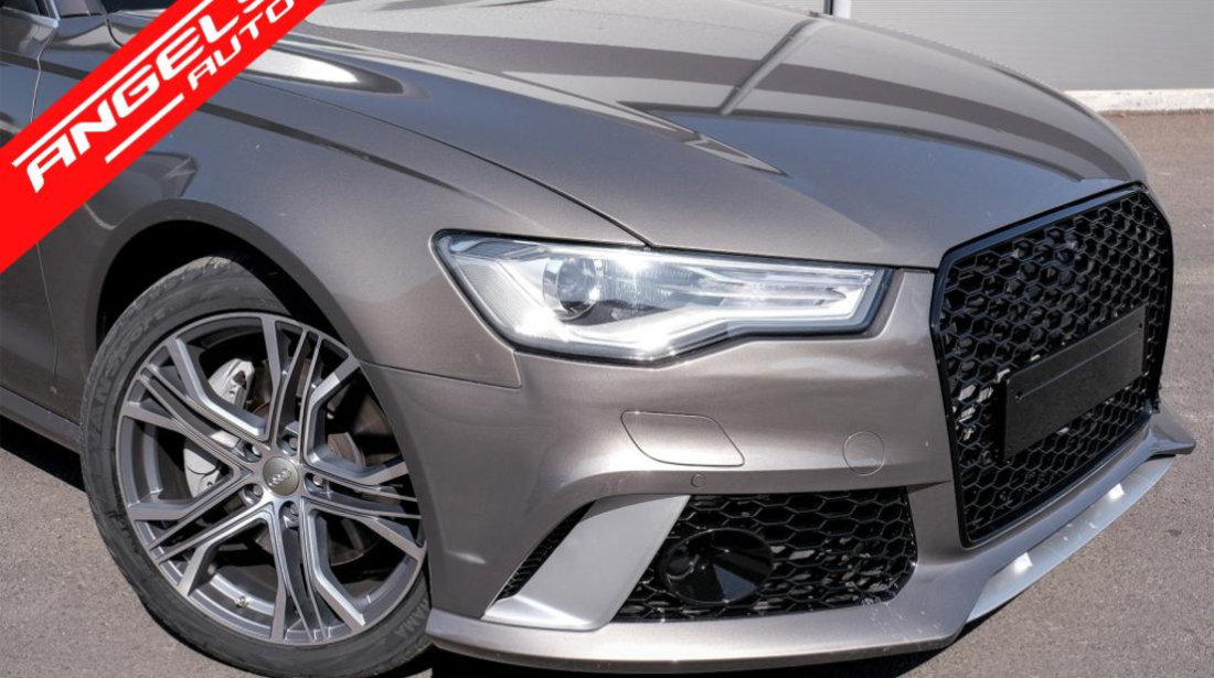 Bara Fata AUDI A6 C7 4G RS6 Design Facelift (2015-2018) Cu Grile