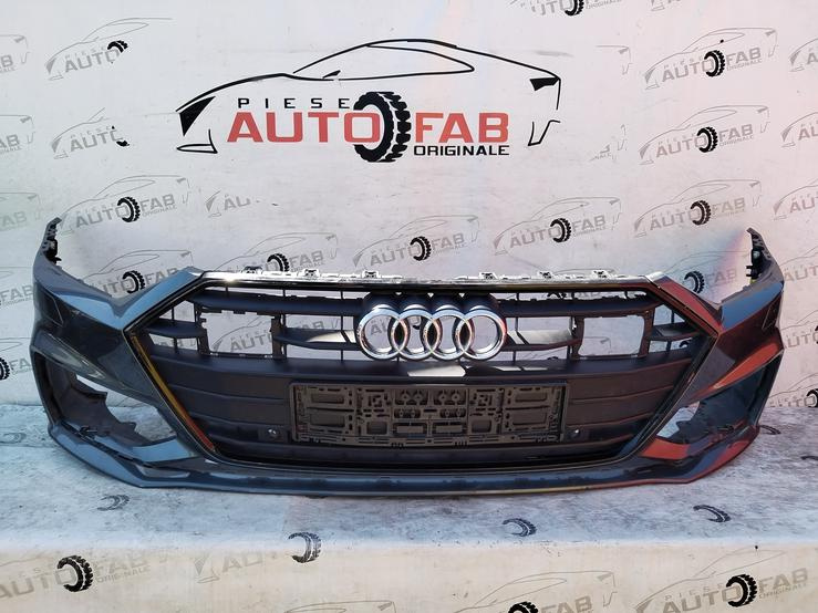 Bara fata Audi A7 4K8 S-Line an 2018-2019-2020-2021-2022-2023 Gauri pentru 6 senzori si spalatoare faruri PEVPRR5WBM