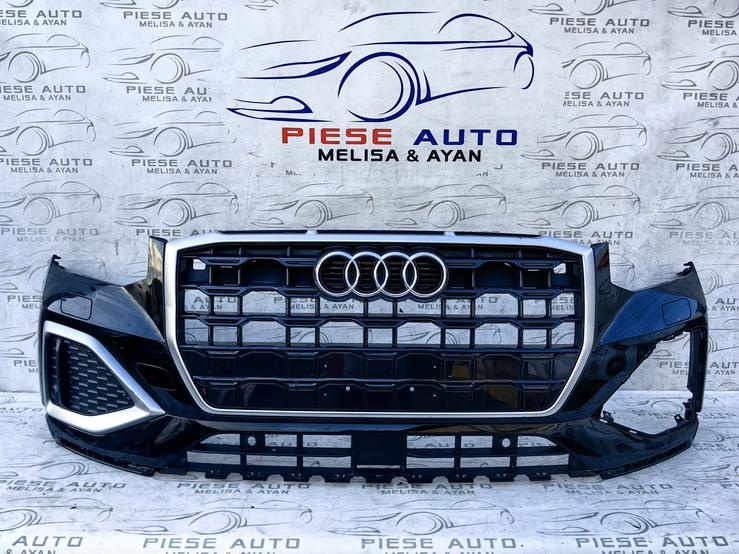 Bara fata Audi Q2 Facelift an 2020-2021-2022-2023-2024 Gauri pentru 6 senzori si spalatoare faruri Z1EDHIXTU4