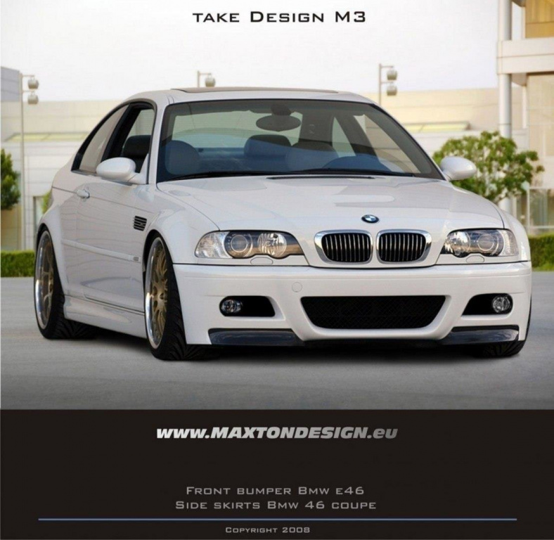 Bara Fata BMW 3 E46 COUPE & CABRIO < M3 LOOK > BM-3-46-F1F