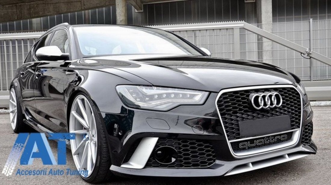 Bara Fata compatibil cu Audi A6 4G RS6 Design (2011-2015) cu Grile