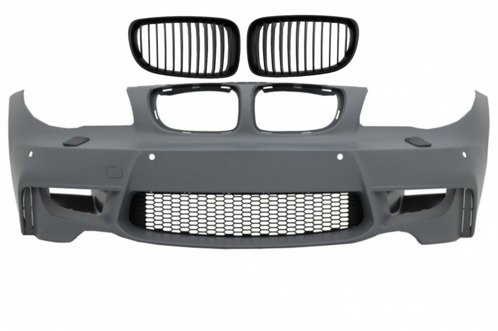 Bara Fata Compatibil Cu Bmw Seria 1 E81 / E82 / E87 / E88 2004-2011 1M Design Tuburi Ventilatie Incluse FBBME87M1WOG