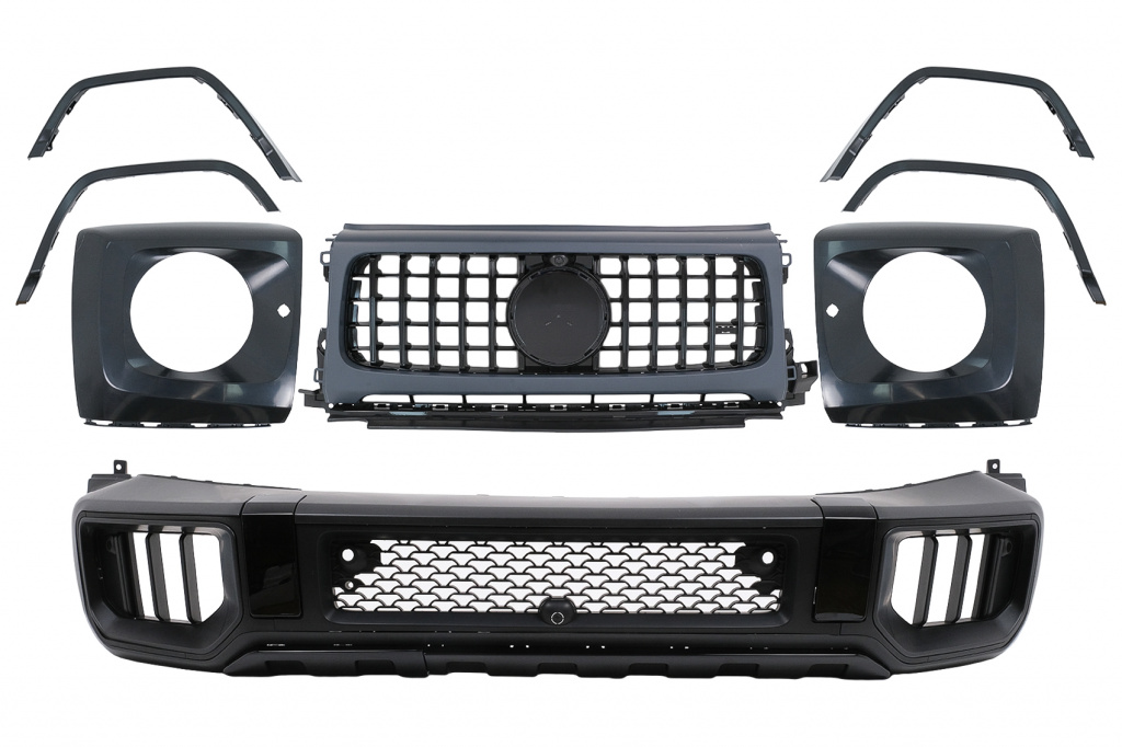 Bara Fata Completa Compatibil Cu Mercedes-Benz G-Class W463 / W464 2018-2022 G63 Design 2024 FBMBW464NL