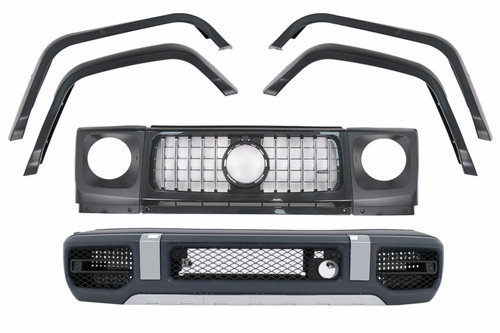 Bara Fata Completa de Conversie 2018+ G63 Design compatibil cu Mercedes W463 G-Class (1989-2018) FBM...