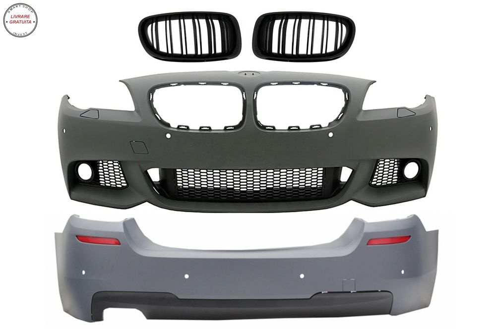 Bara Fata cu Bara Spate si Grile Centrale BMW Seria 5 F10 (2011-2013) M-Technik De- livrare gratuita