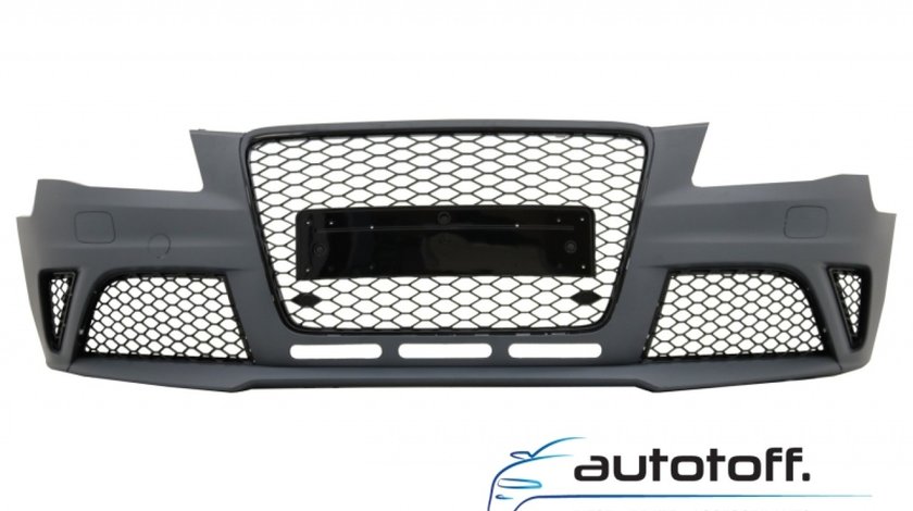 Bara Fata cu Difuzor Bara Spate si Ornamente Evacuare Audi A4 B8 Pre-Facelift (2008-2011) RS4 Design